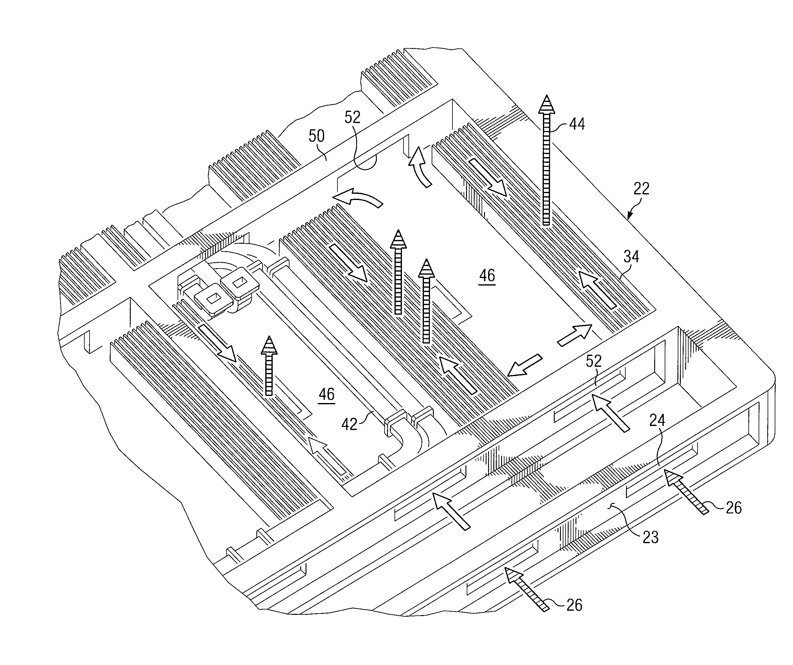 Air Cooling for a Phased Array Radar