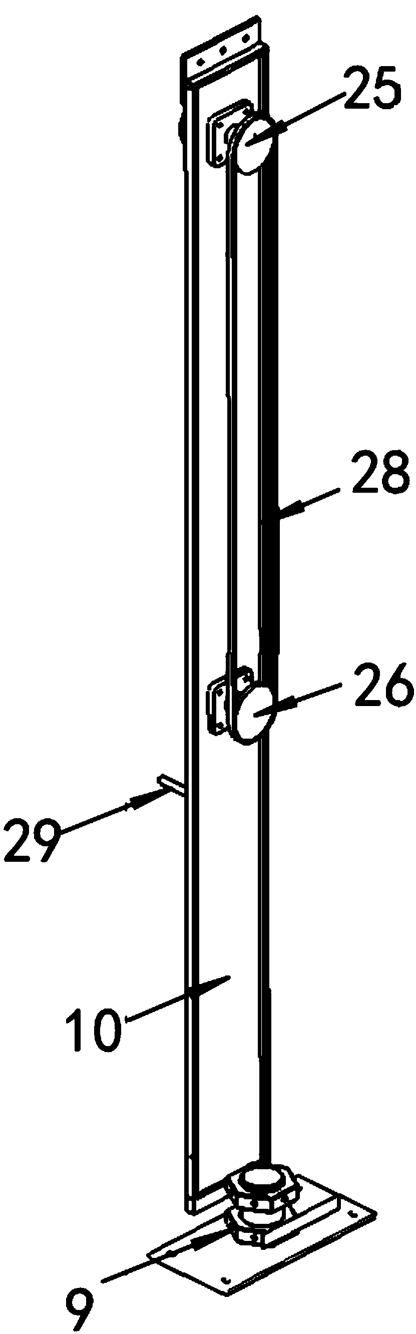 Semi-automatic electromagnetic riveting device of conical-tubular-structure workpiece