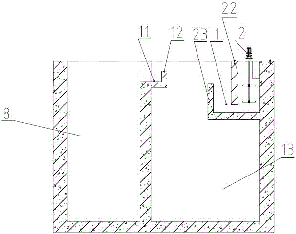 Secondary sedimentation tank system capable of improving organic wastewater effluent quality and processing method