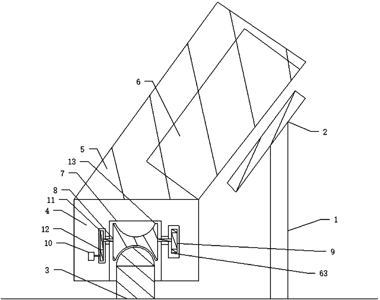 Automatic cleaning device for photovoltaic solar cell panels