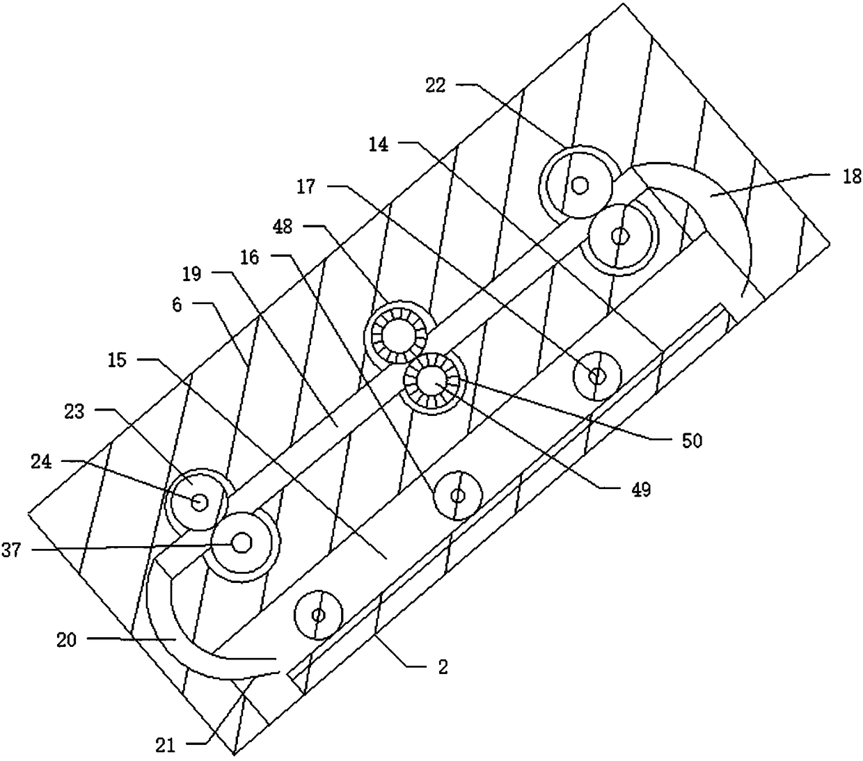 Automatic cleaning device for photovoltaic solar cell panels