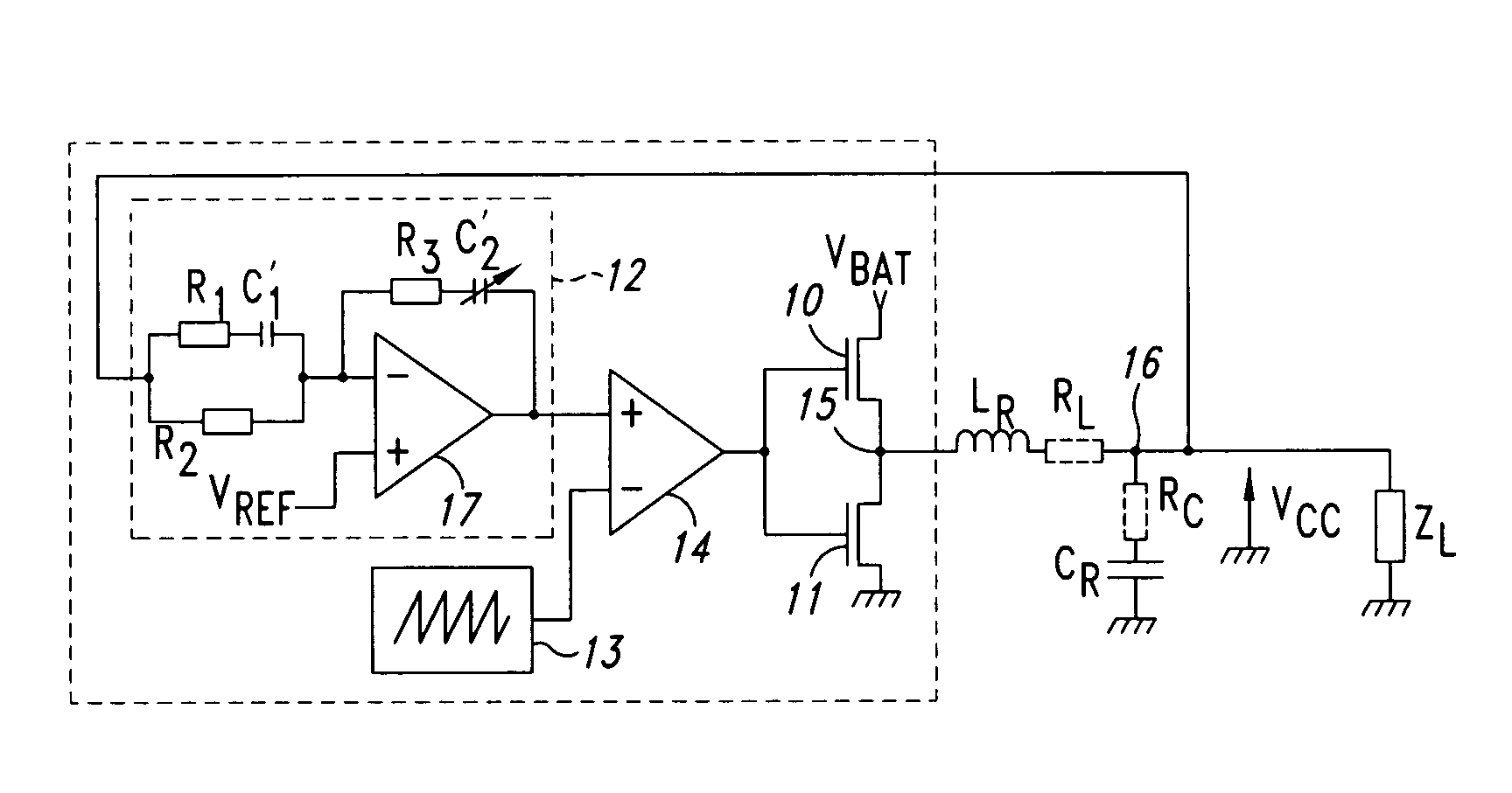 Auto-adjustment of RC cells within a circuit