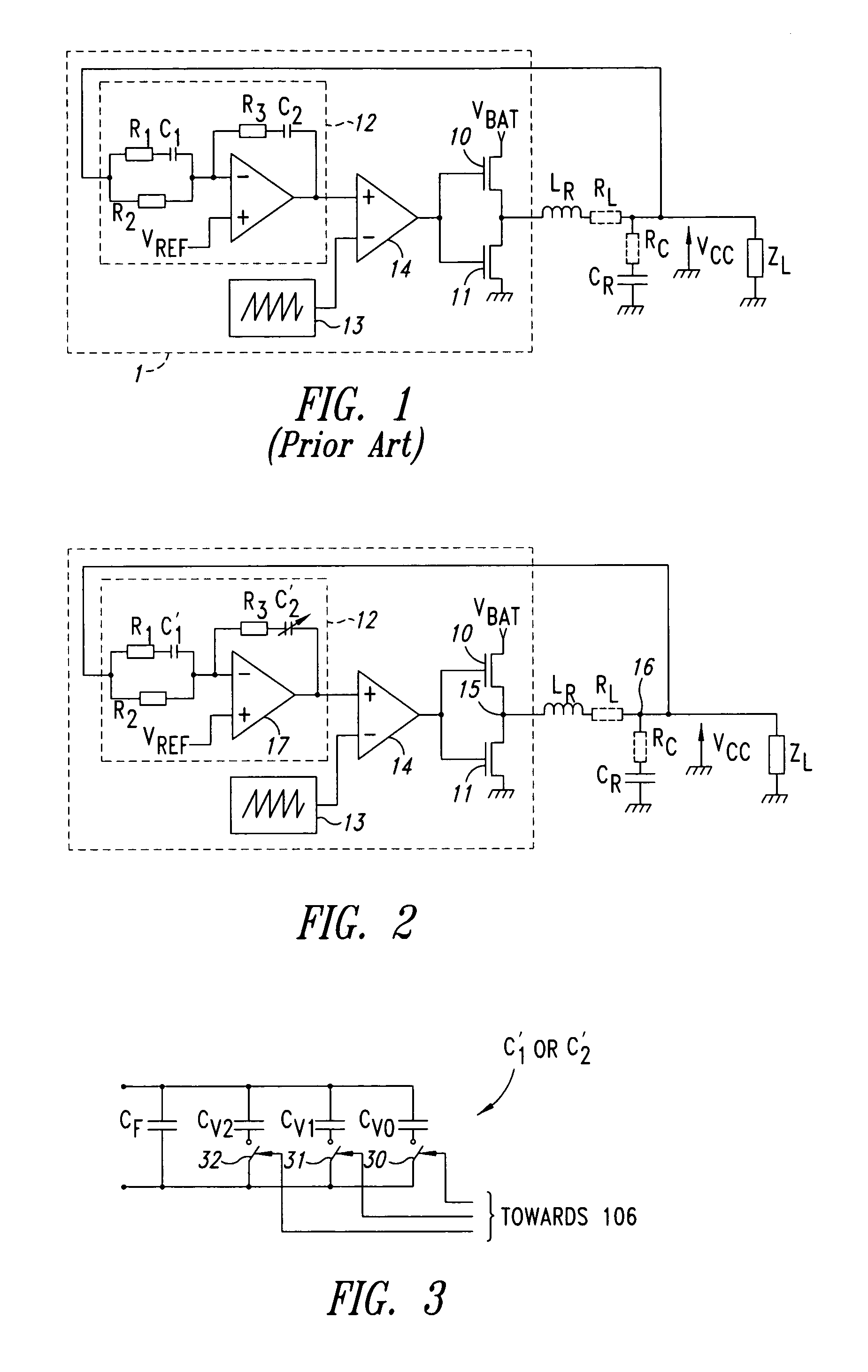 Auto-adjustment of RC cells within a circuit