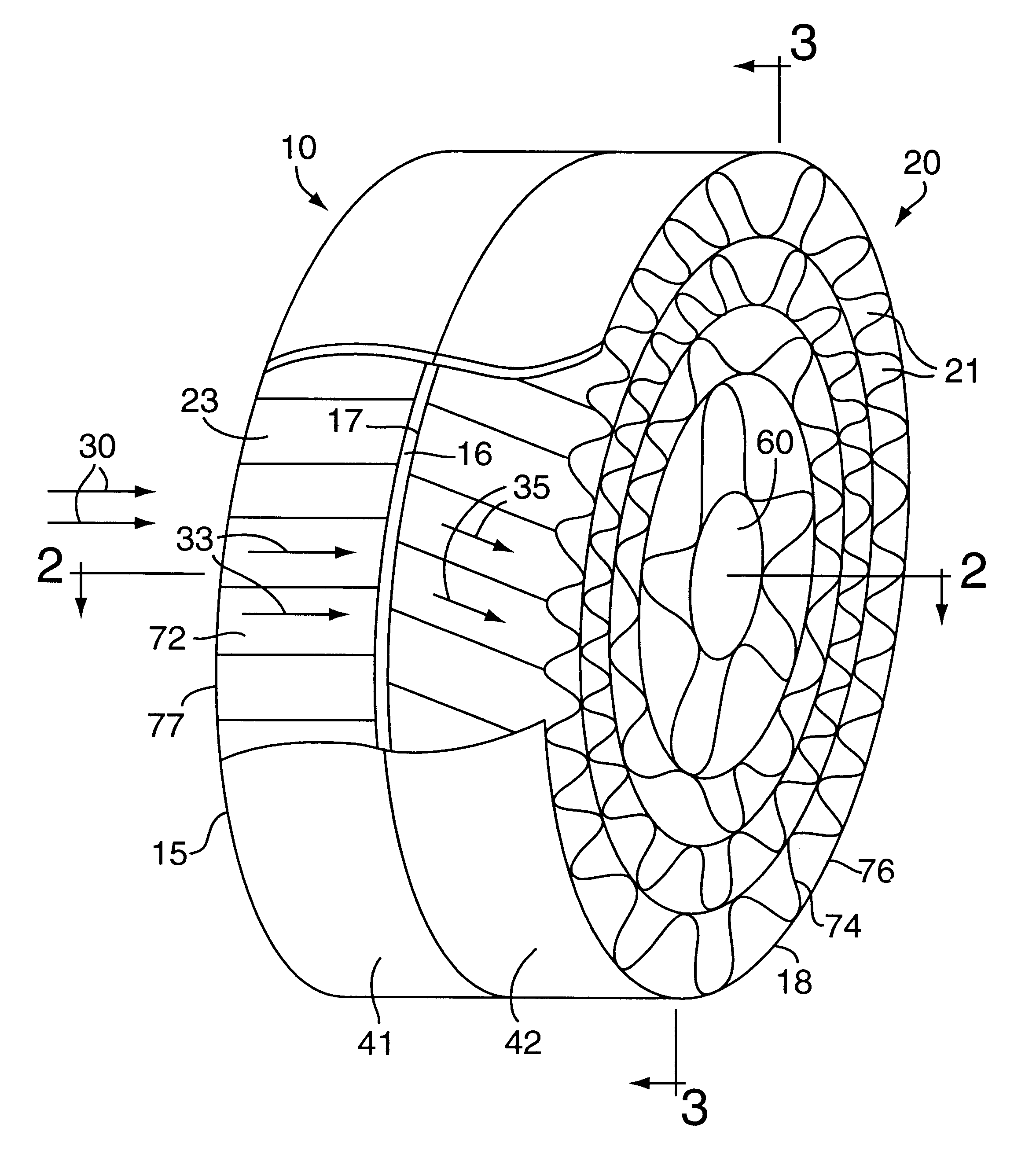 Swirling flashback arrestor