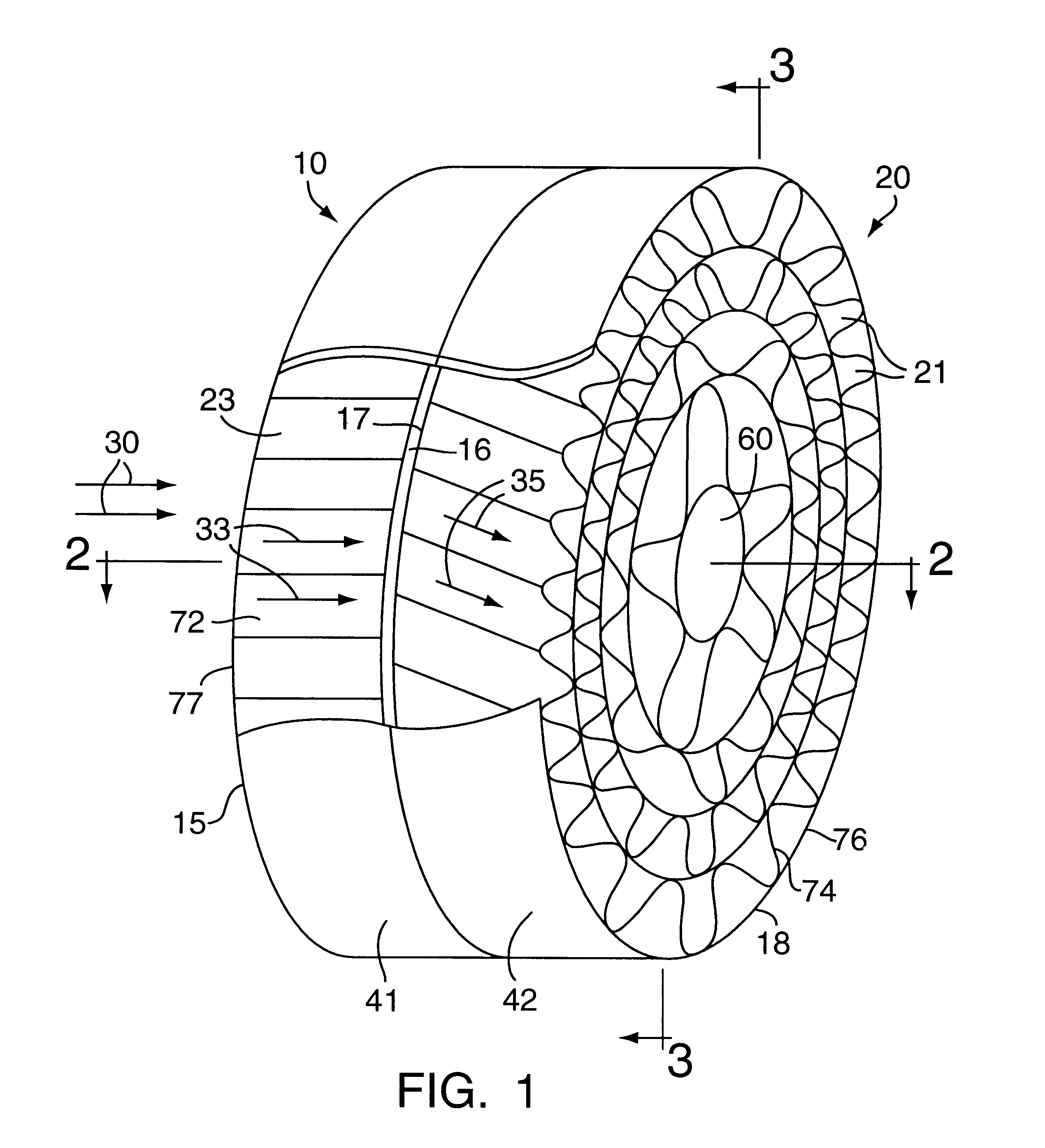 Swirling flashback arrestor