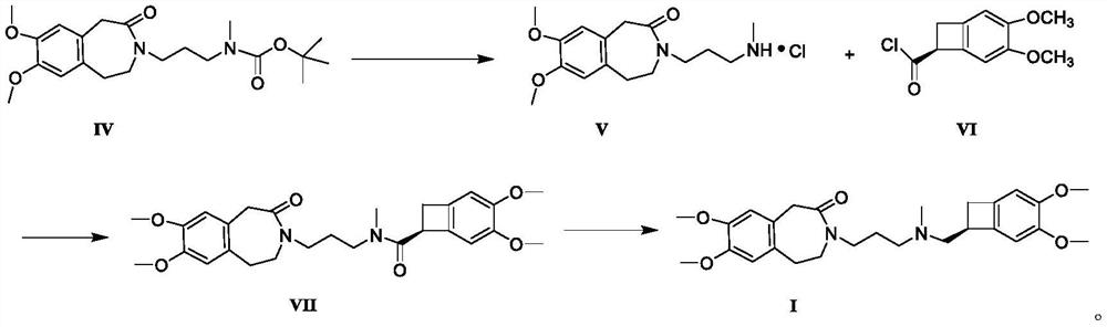 Ivabradine intermediate compound IV