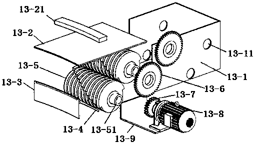 Slag breaking apparatus for biomass combustor and realization method