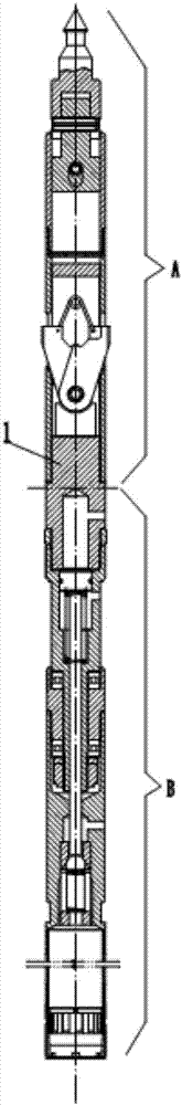 Core pressure-maintaining coring drill tool for submarine natural gas hydrate