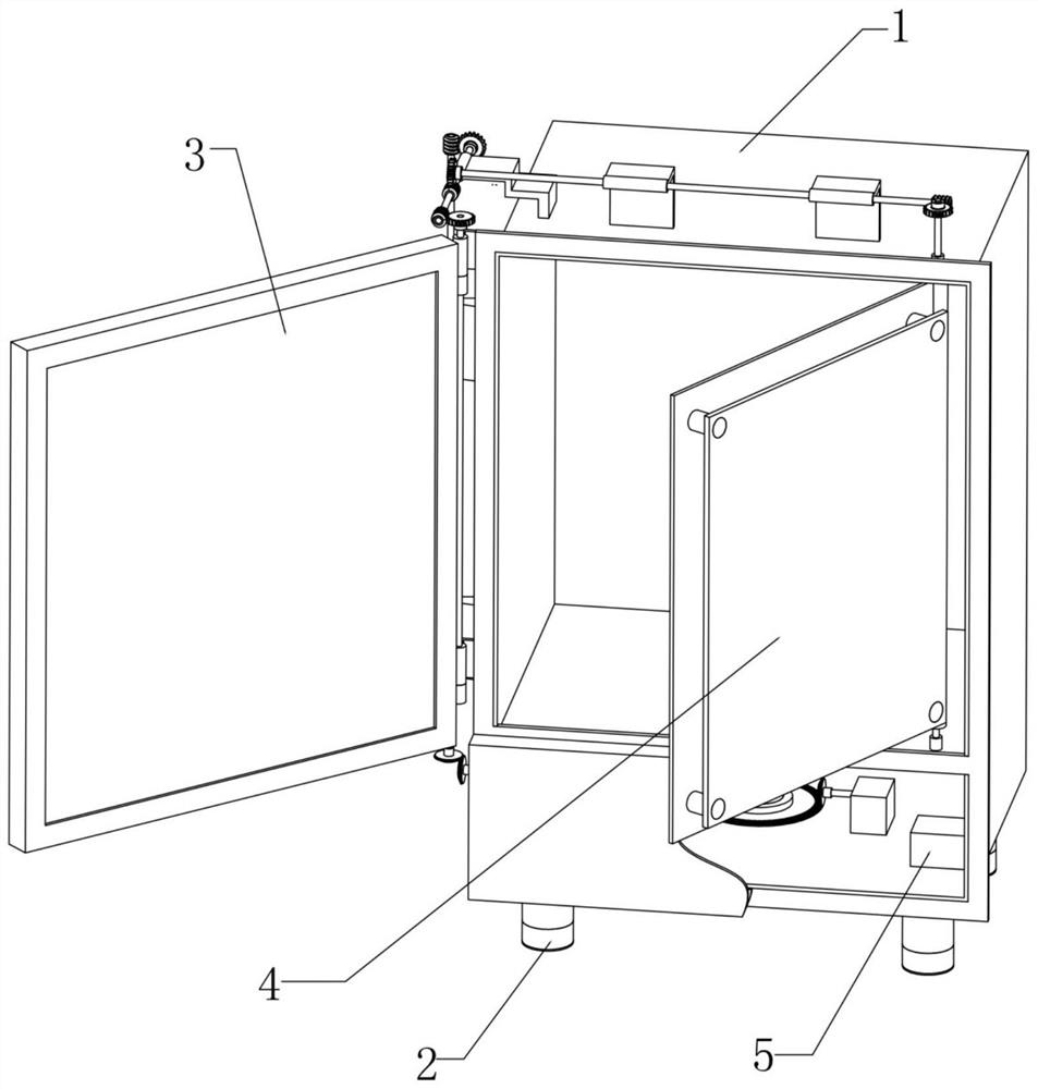 Novel electronic engineering control cabinet convenient to maintain