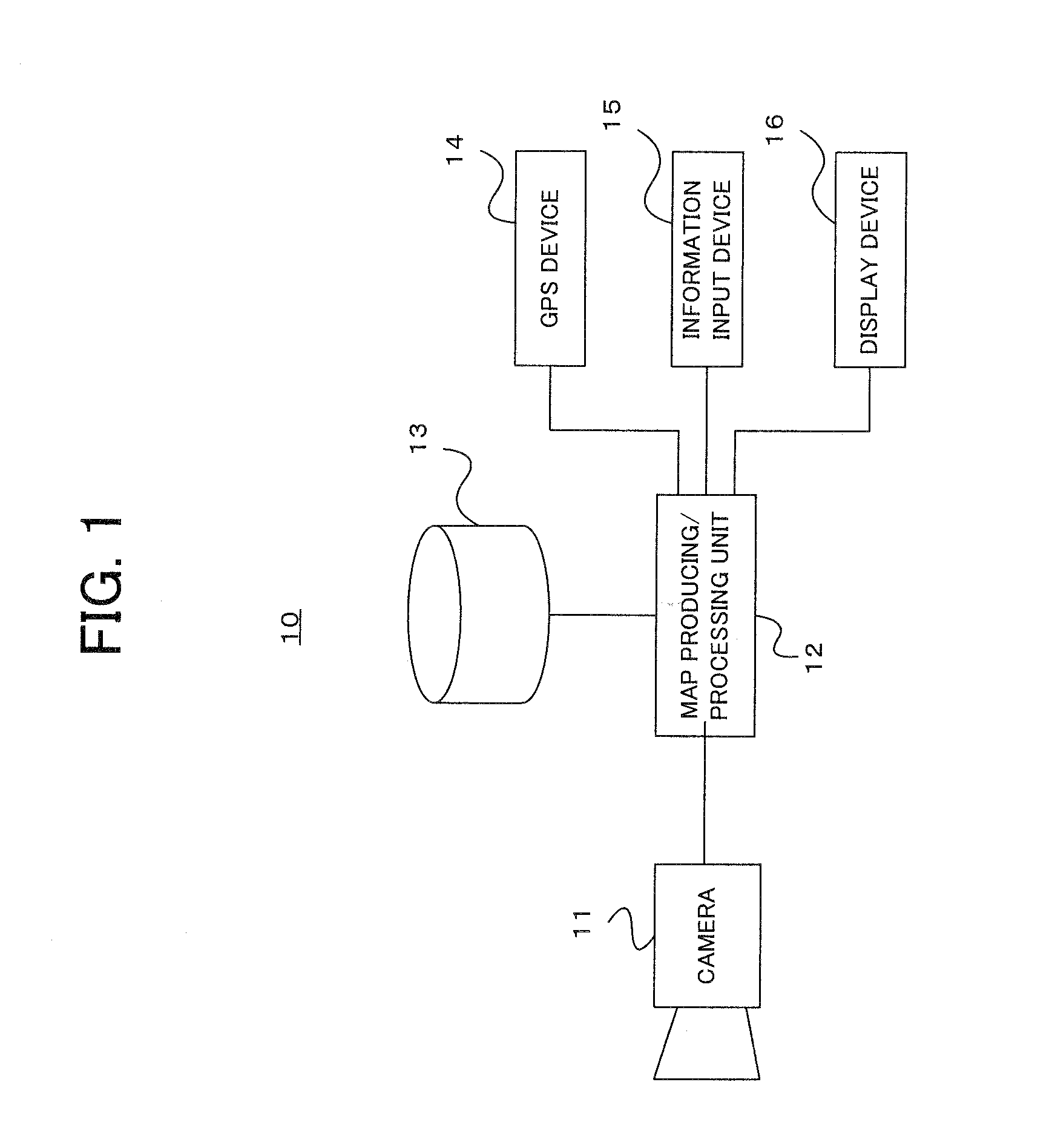 Road landscape map producing apparatus, method and program