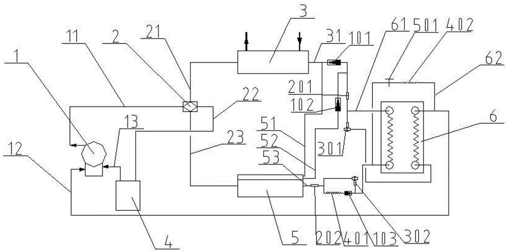 Air source ultralow temperature heat pump unit provided with supercooling frosting-restraining heat exchanger