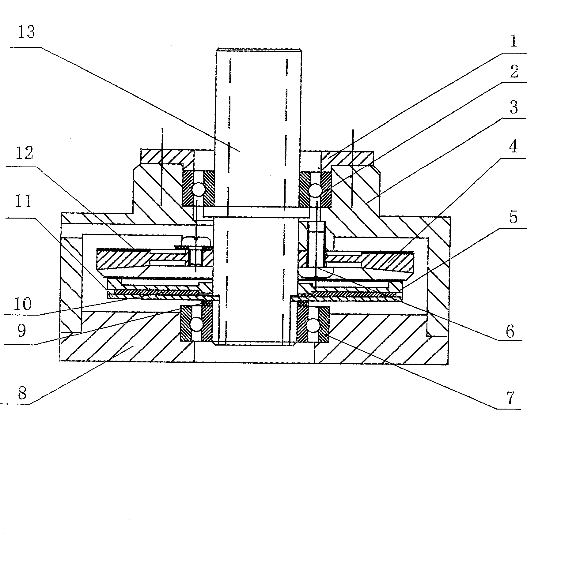 Ultrasonic motor for monitor cradle