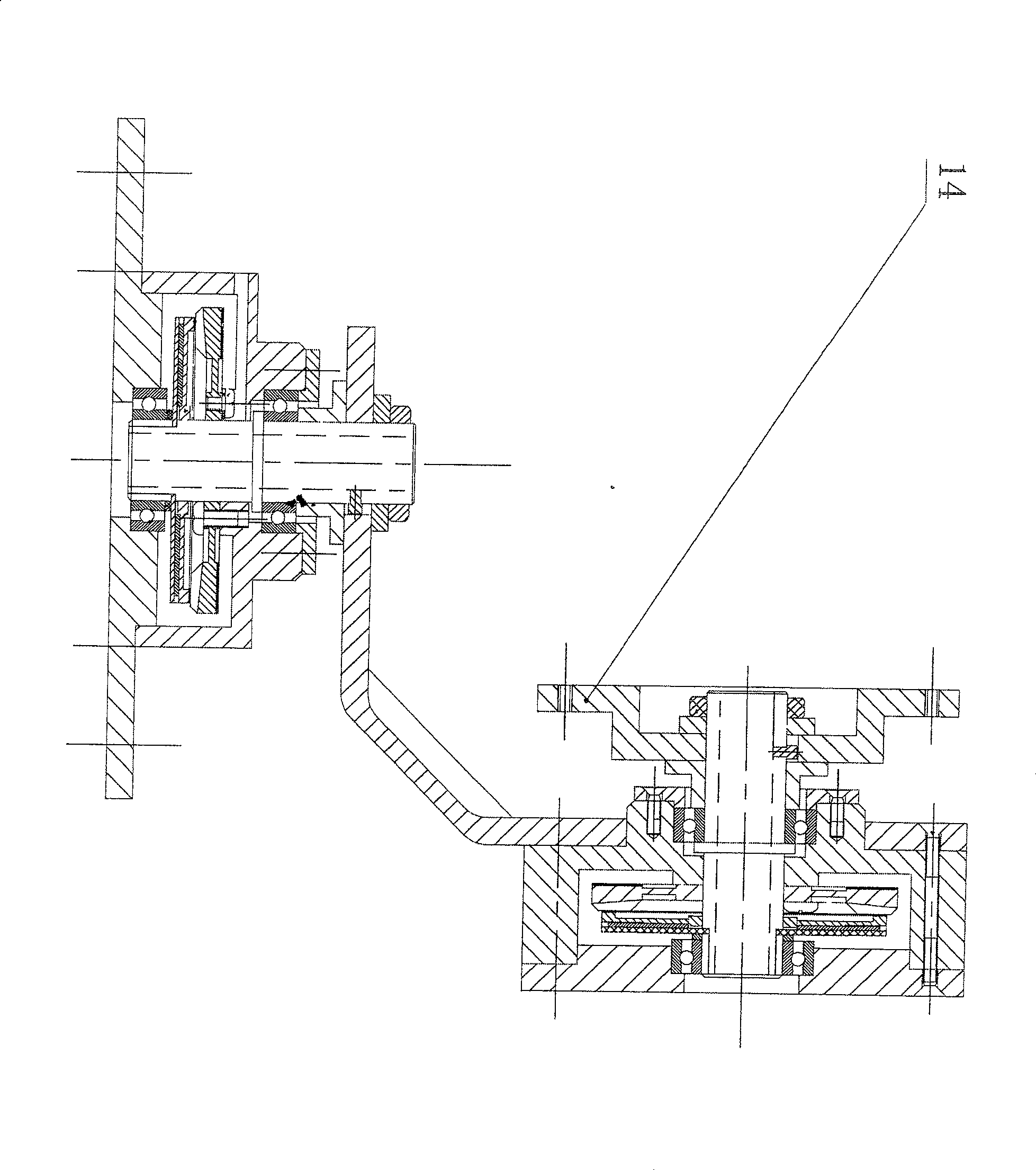 Ultrasonic motor for monitor cradle