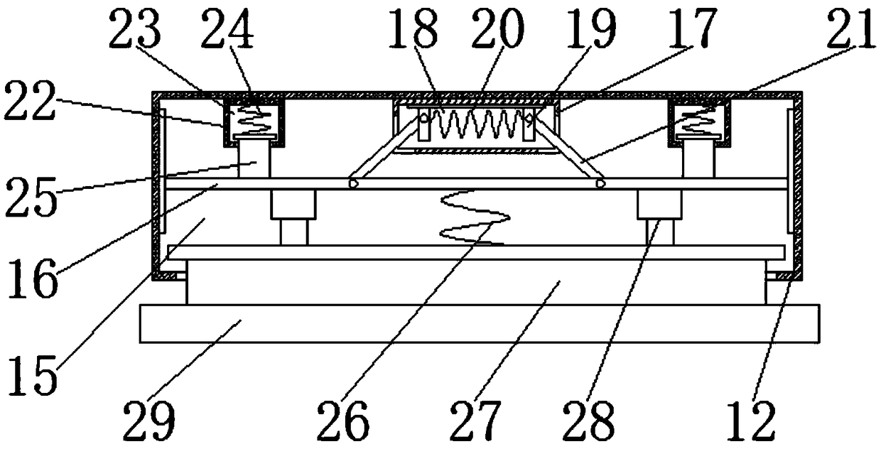 Sponge cutting device with buffer clamping function