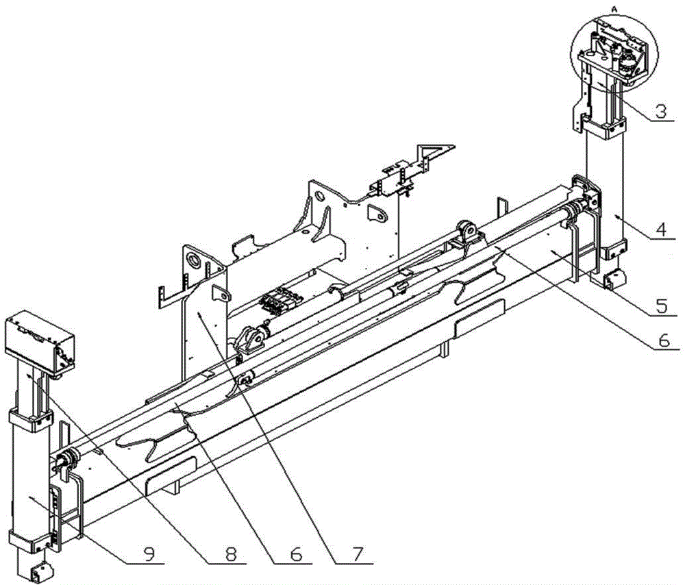 Spreader for container lifting