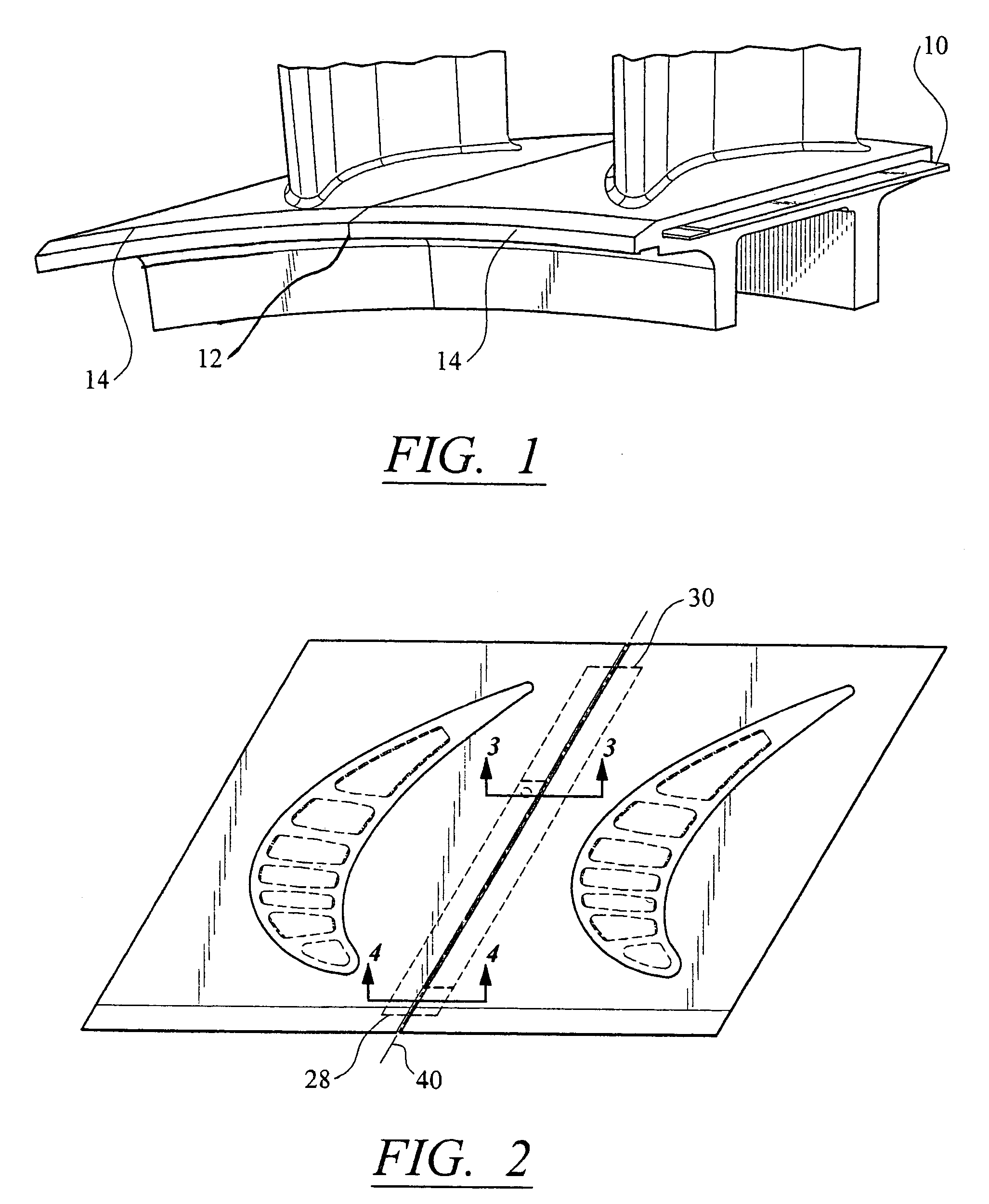 Cooling system for a seal for turbine vane shrouds