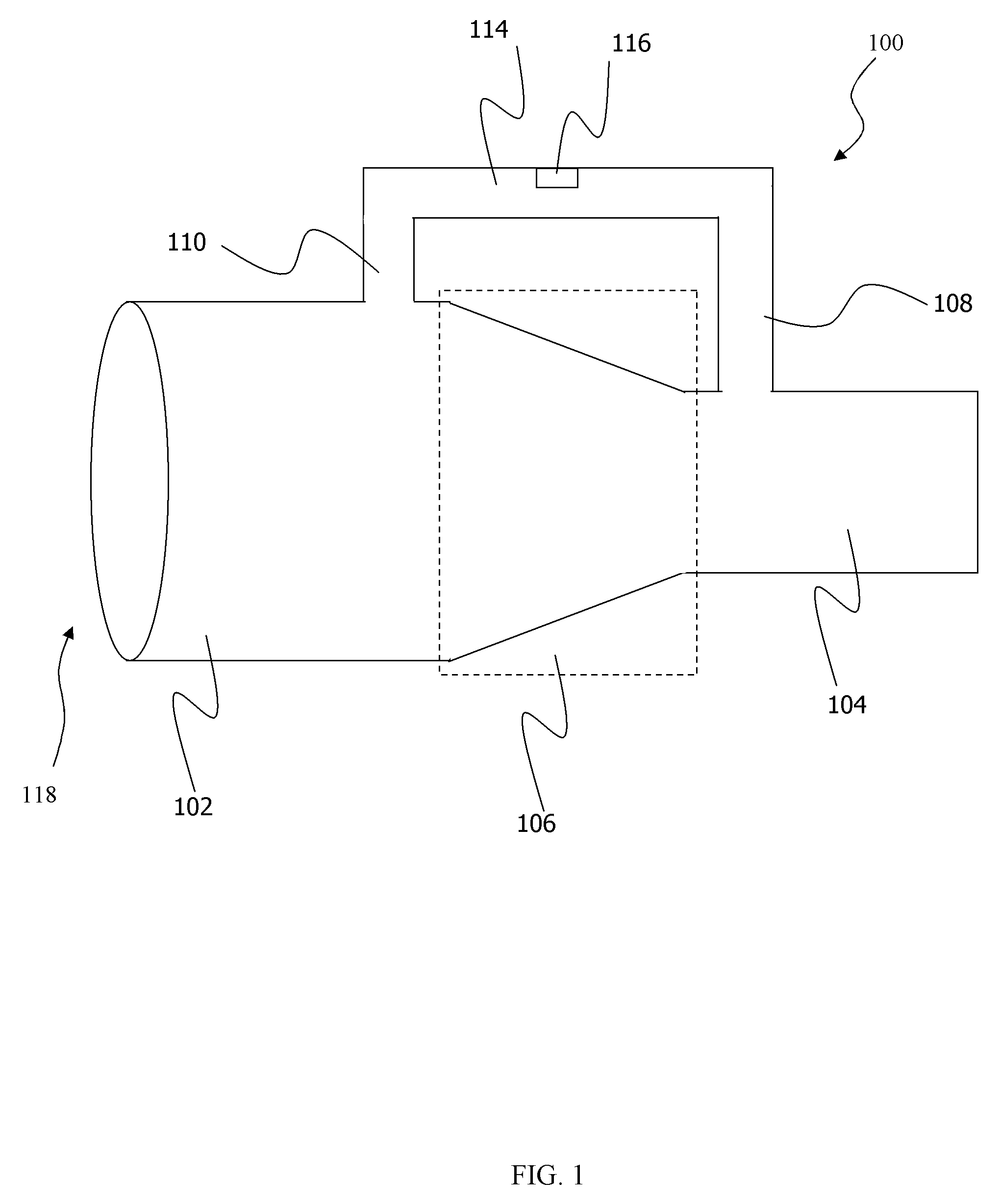 Venturi flow sensor