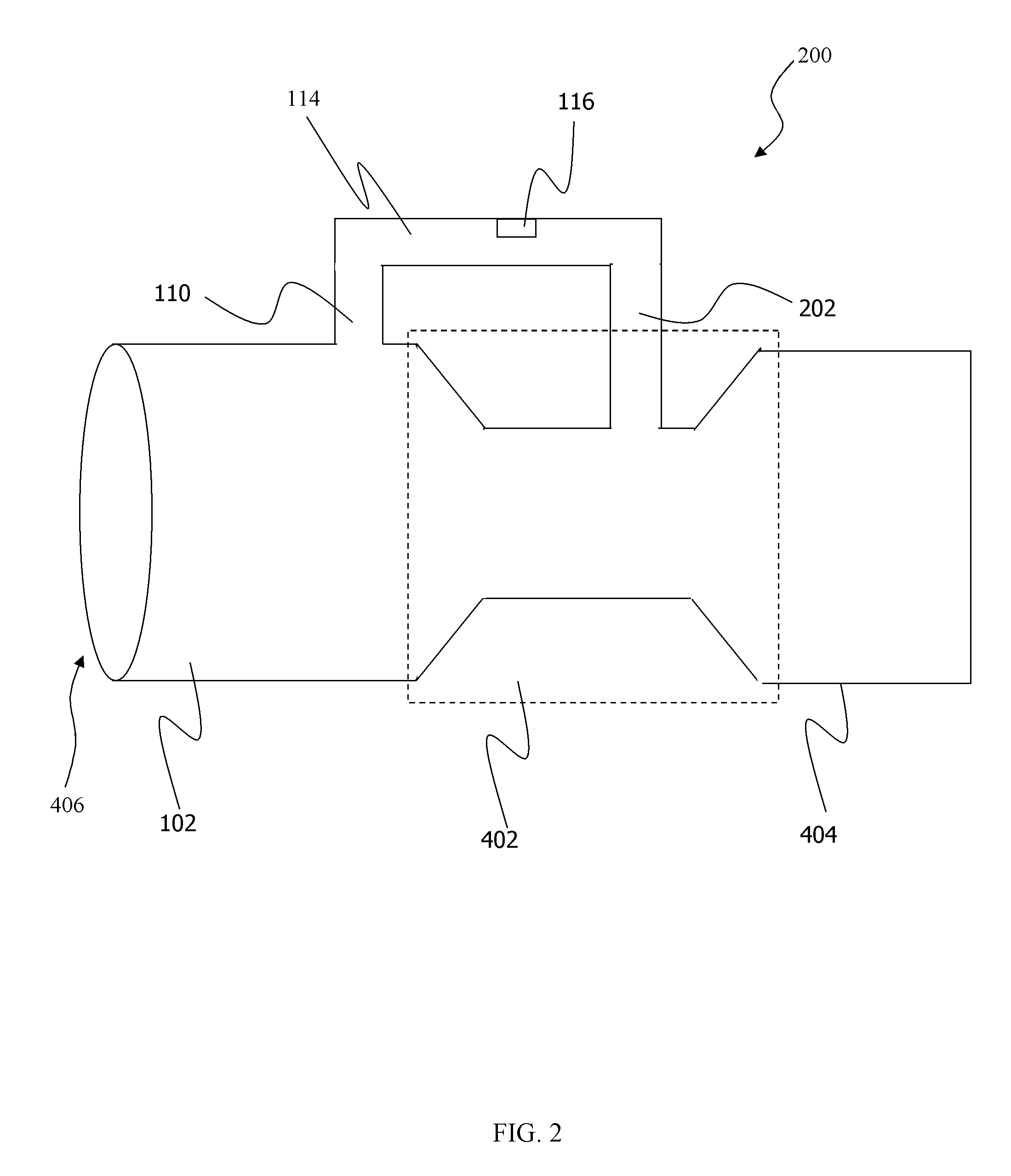 Venturi flow sensor