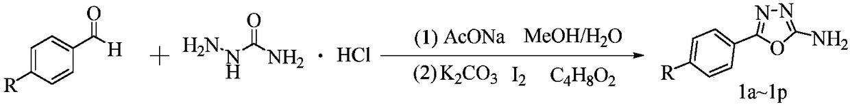 Myricetin derivative containing amide-oxadiazole and preparation method and application of myricetin derivative