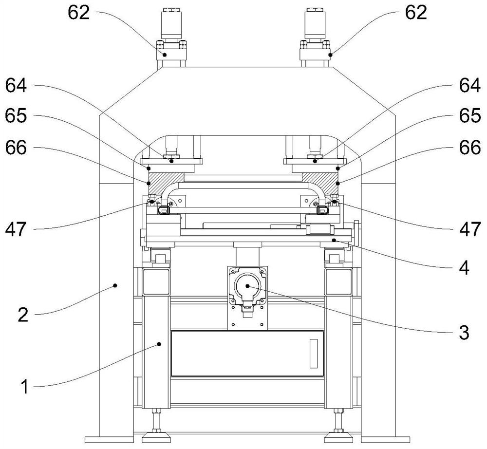 Drying frame bent pipe lap joint chambering forming machine