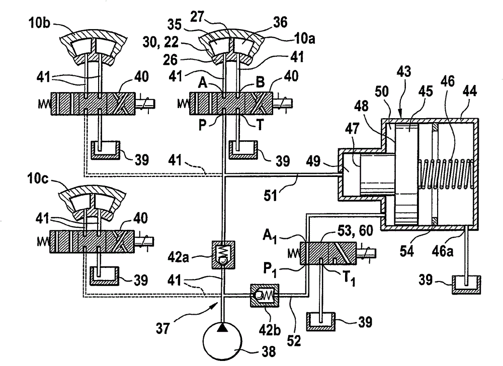 Apparatus for variably adjusting the valve timing of gas exchange valves in an internal combustion engine