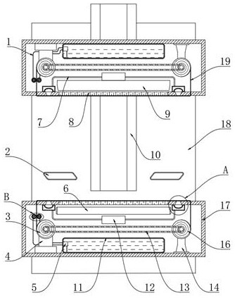 Molybdenum target X-ray machine auxiliary clamping device for radiology department