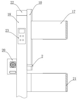 Molybdenum target X-ray machine auxiliary clamping device for radiology department