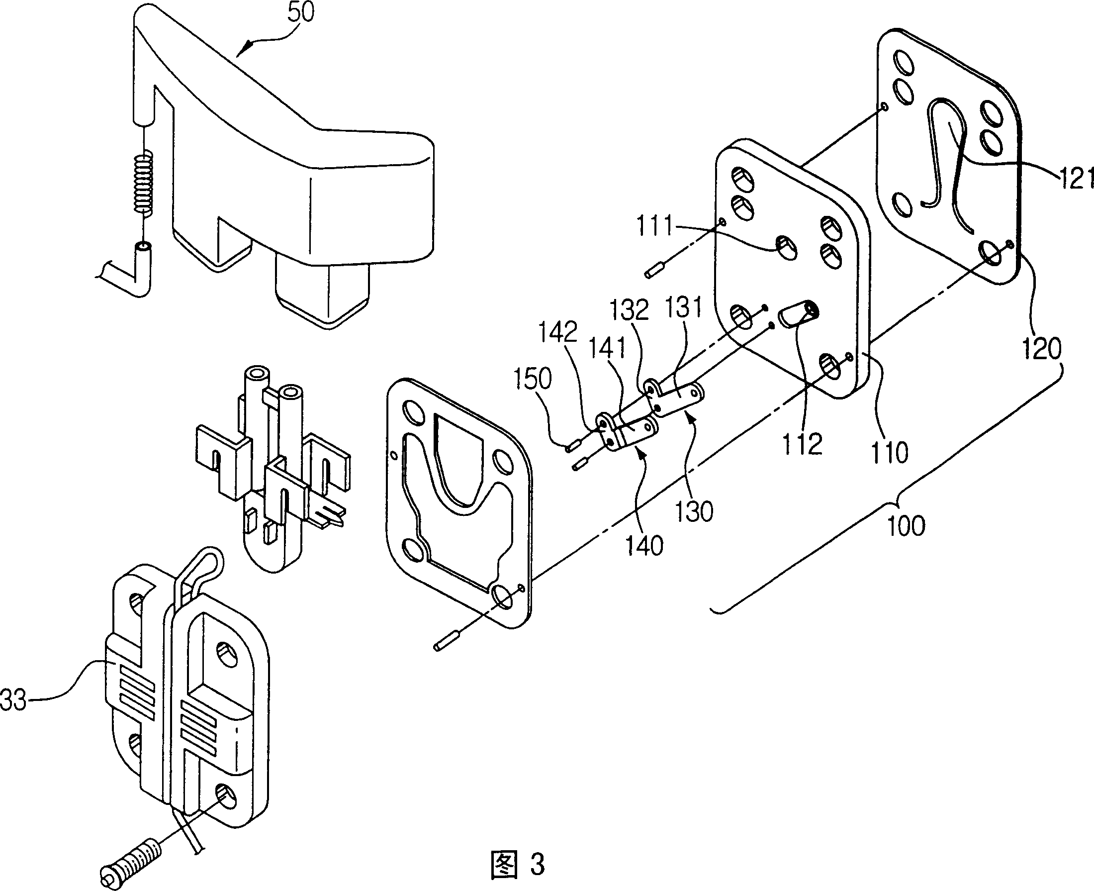 Valve assembly for compressor