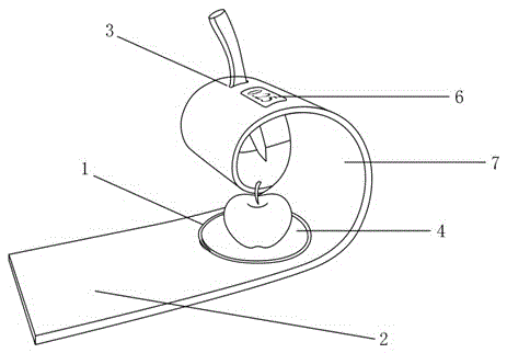 Intelligent cutting board with electronic scale