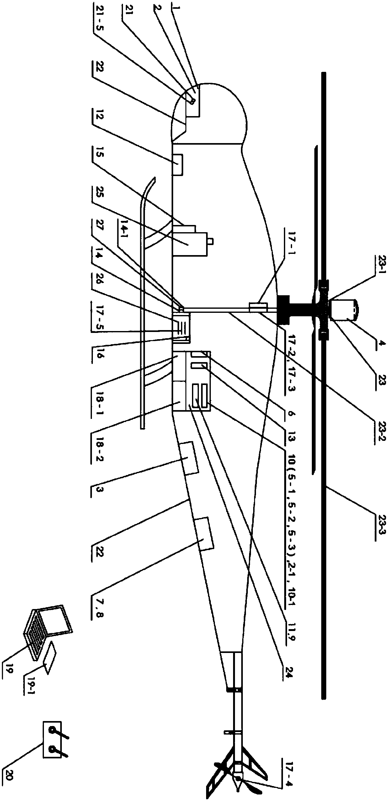 Flight control method of small unmanned helicopter