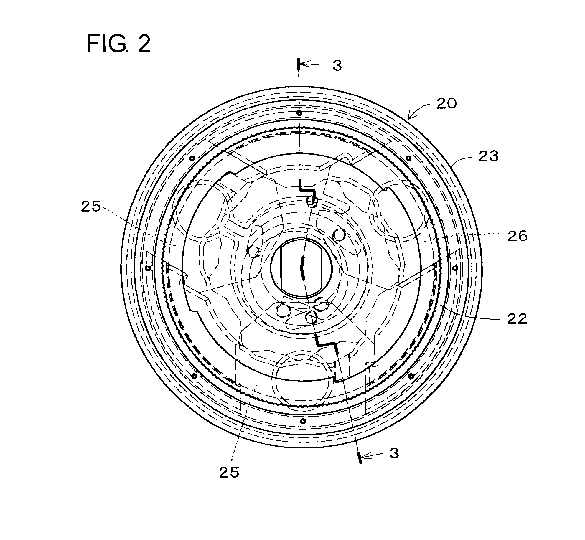 Vehicle seat reclining device