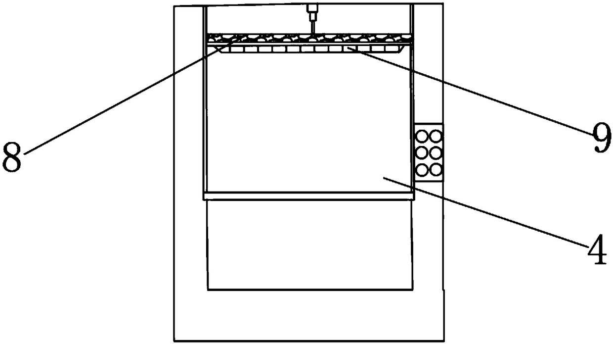 Antitheft door structure of intelligent display cabinet