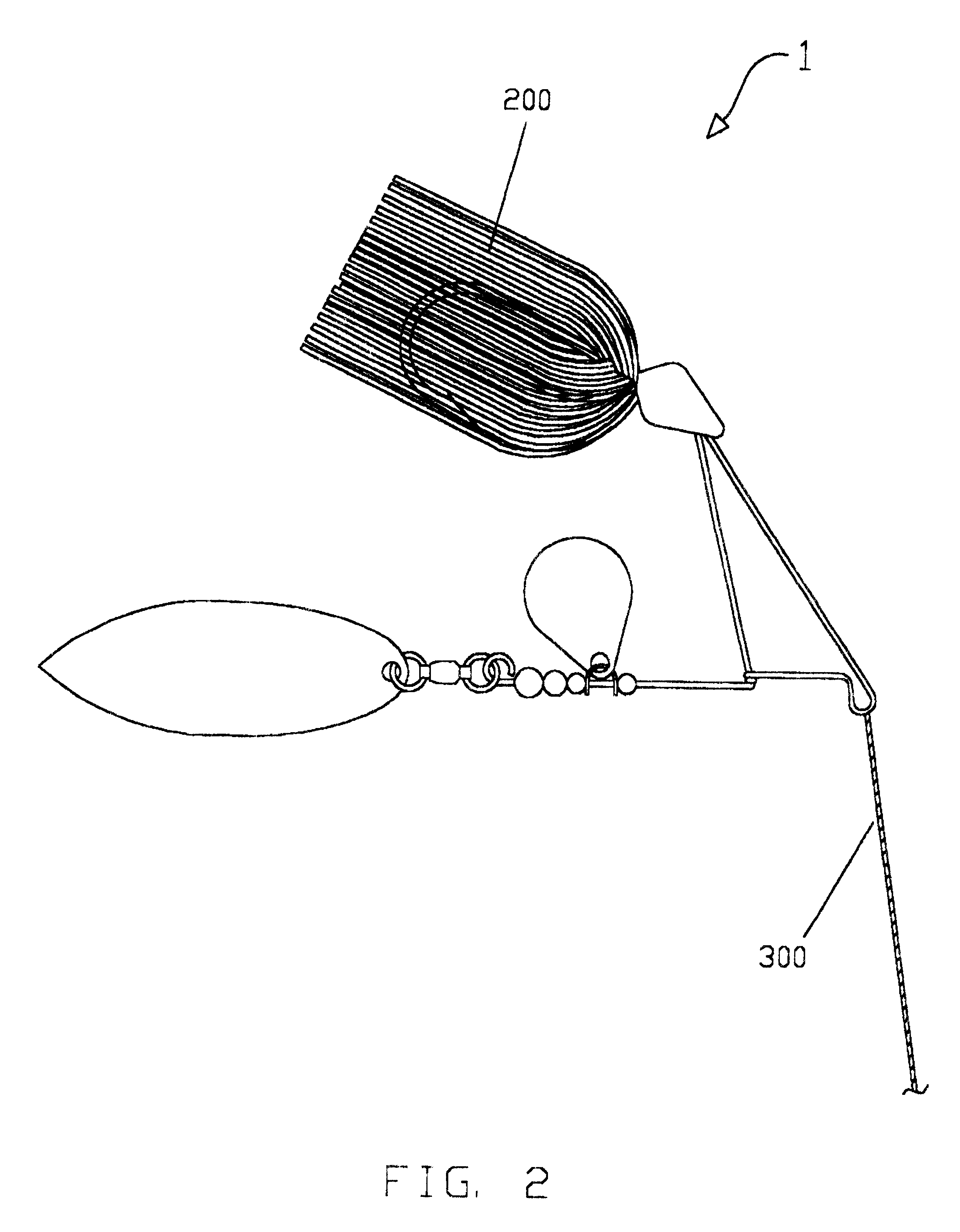 Double wire spinner bait