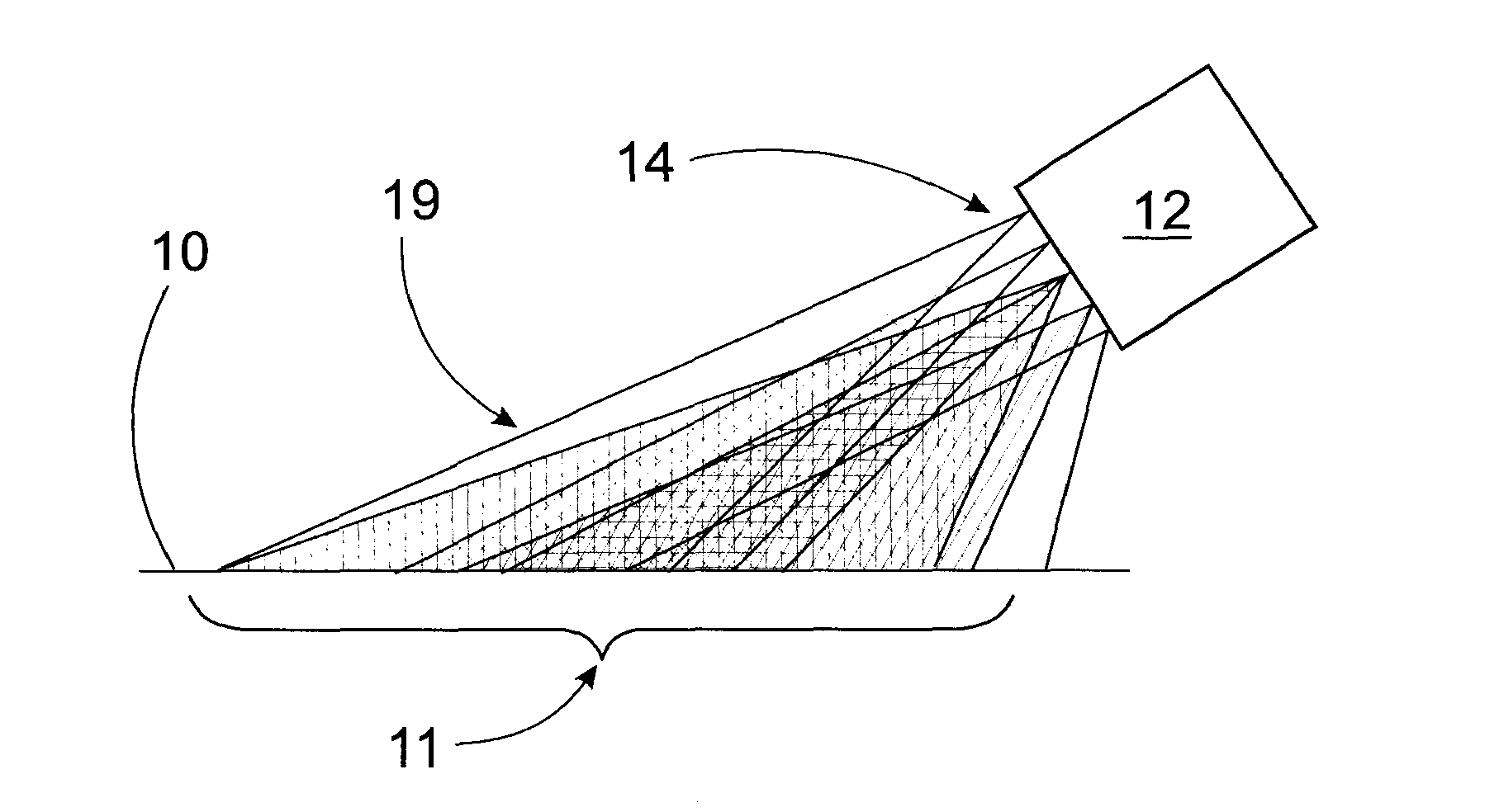 LED light matrix equipped with impulse means