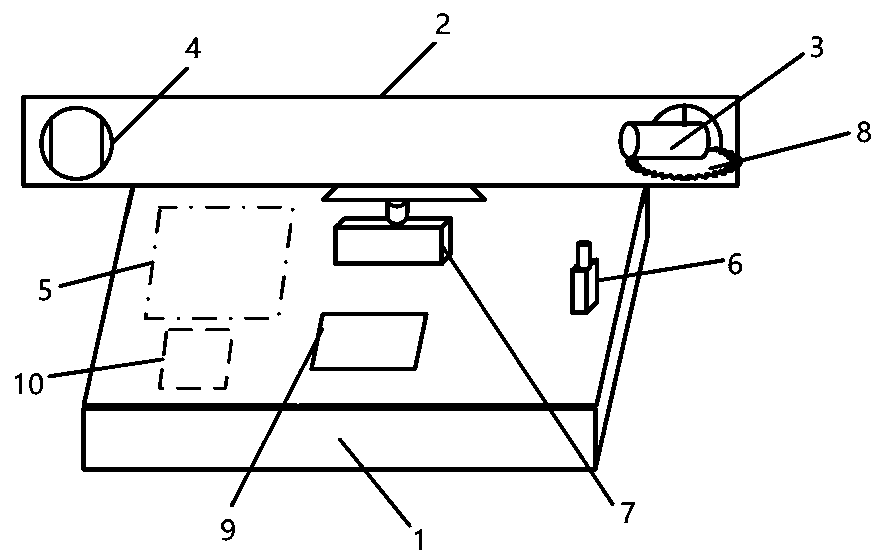 Low-cost indoor 3D laser scanning ranging system based on ARM, and method