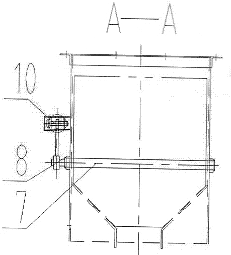 Electric bidirectional shoe-type hopper on conveyor