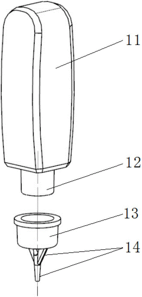 Collector with micro quantitative sampling and sample adding function