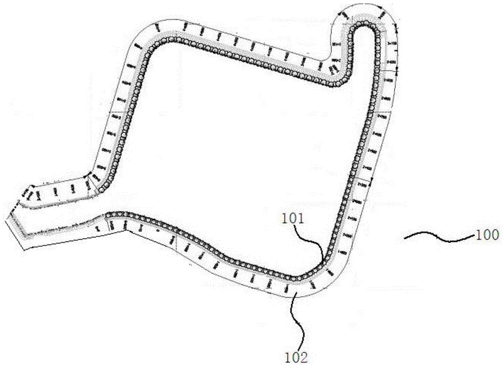 A combined loose-drilling method for lattice-type steel sheet piles and large cylinder main lattice sheet piles