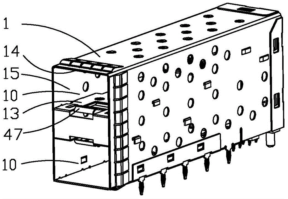 Hot plug type interface connector