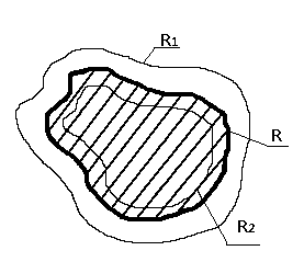 Method for eliminating shadow based on match of inside and outside check lines of shadow area