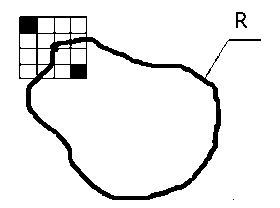 Method for eliminating shadow based on match of inside and outside check lines of shadow area