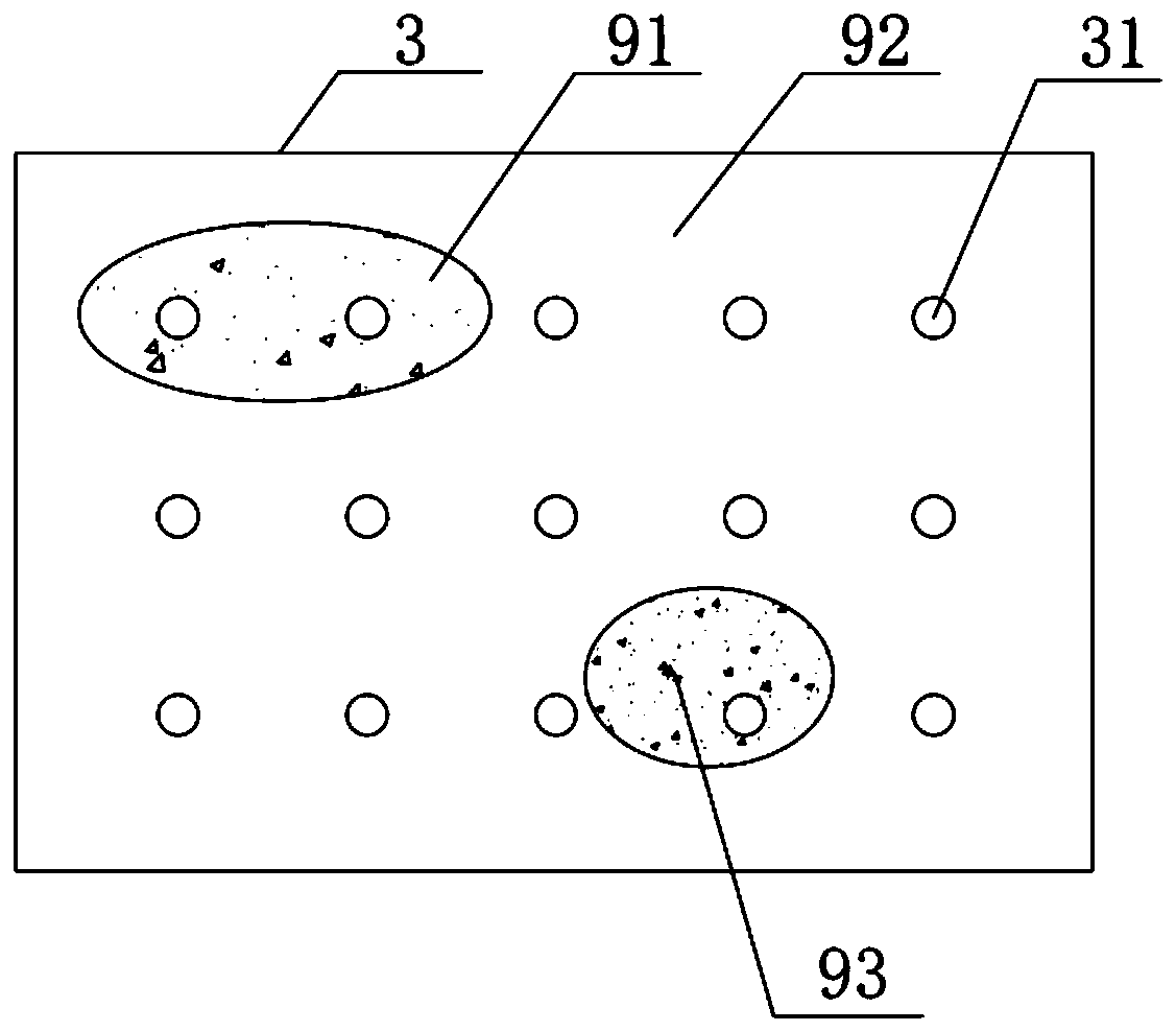 Method and experimental device for repairing petroleum hydrocarbon pollution of heterogeneous aquifer