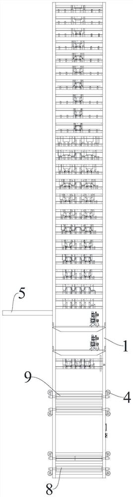 Open floor support plate forming equipment with electric control feeding mechanism