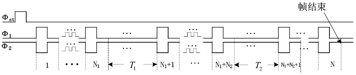 A kind of nmos line array image sensor