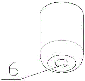 Self-locking clamping head device of great saphenous vein stripping catheter