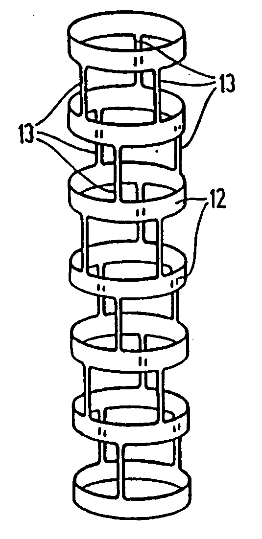 Expandable stents and method for making same