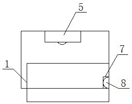 Electric socket type power supply surge protection device with lighting dustproof shell