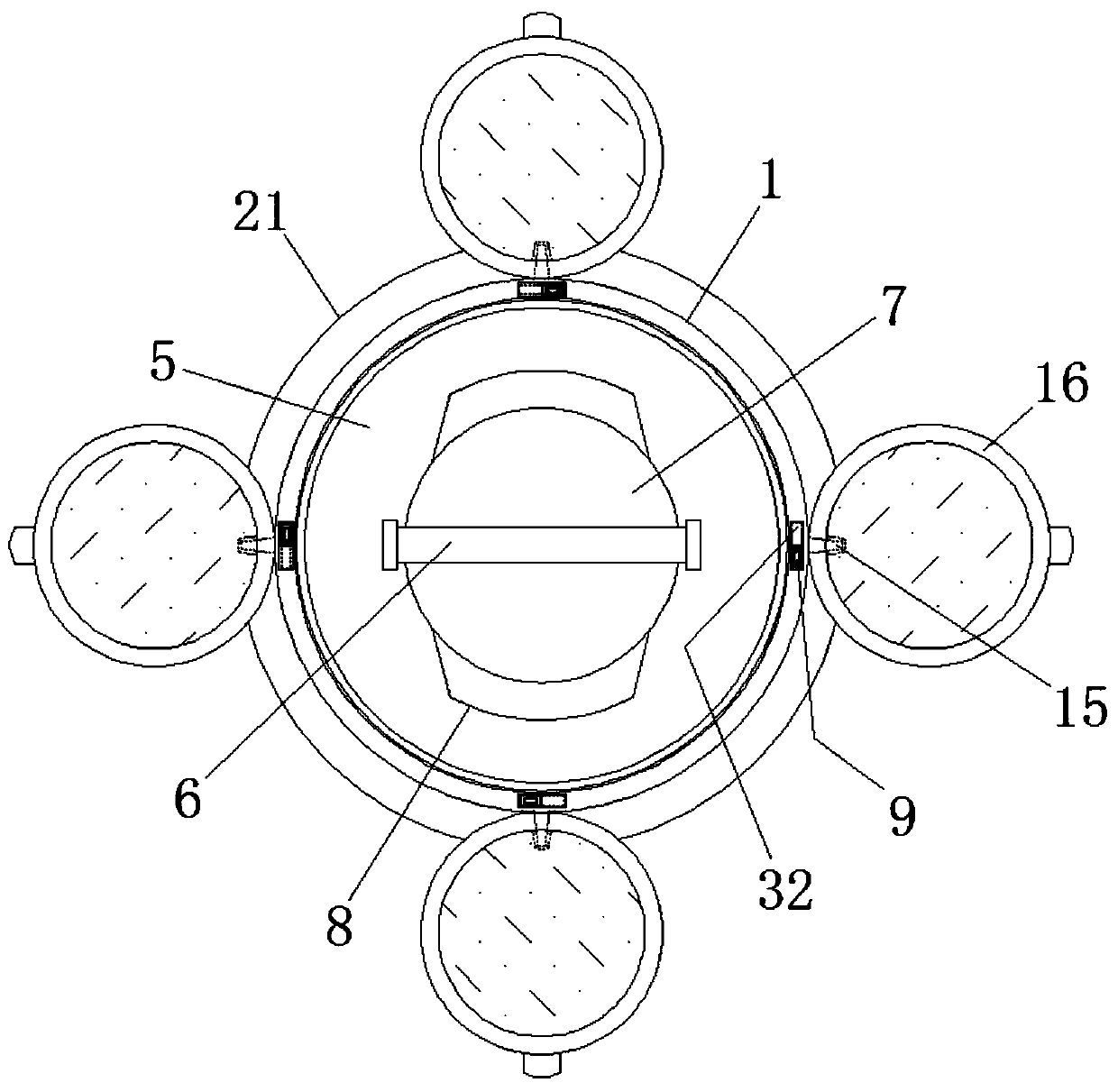 Working method of a portable juice extractor for household use