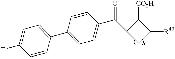 Inhibition of matrix metalloproteases by substituted biaryl oxobutyric acids