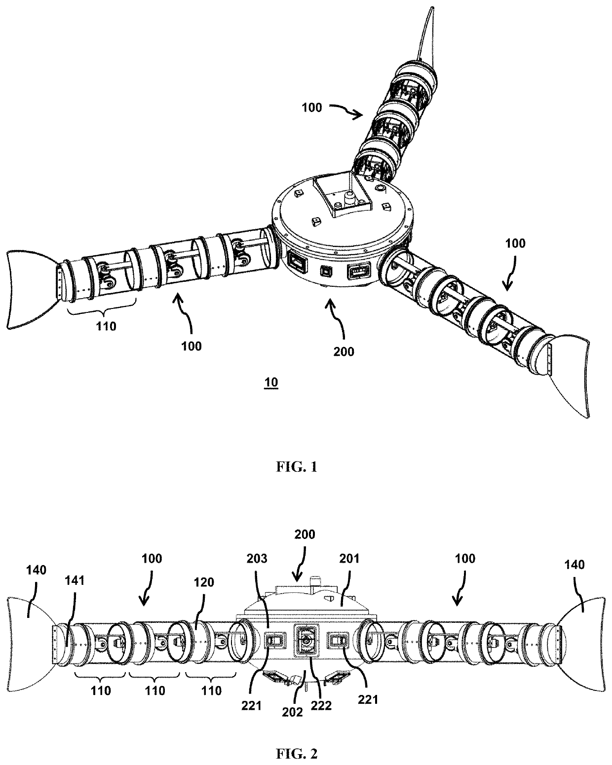 Bio-inspired underwater robot